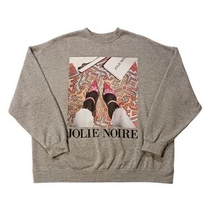 Jolie Noire In Her Shoes Crewneck Sweatshirt (M)